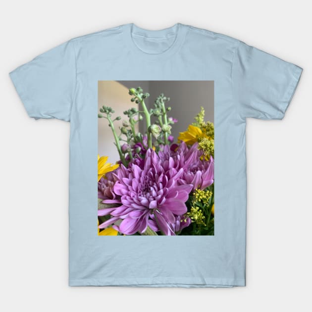 Chrysanthemum T-Shirt by baksuart